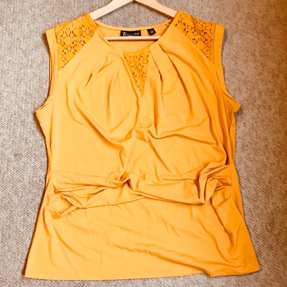New York & Co Yellow Tank